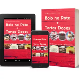 Imagem de capa para o Ebook Bolo no Pote e Tortas Doces