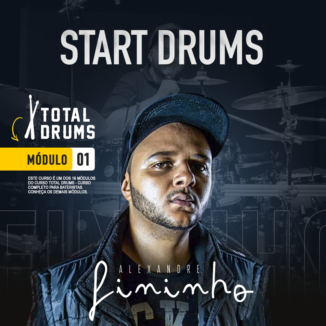 Imagem do curso Start Drums - Curso de Bateria com Alexandre Fininho