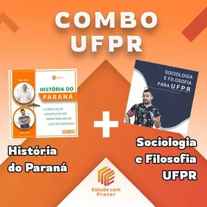 Imagem principal do produto Combo UFPR Sociologia Filosofia + História do Paraná