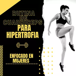 Imagen de portada para Ebook Entrenamiento efectivo para cuadriceps (enfocado en mujeres)
