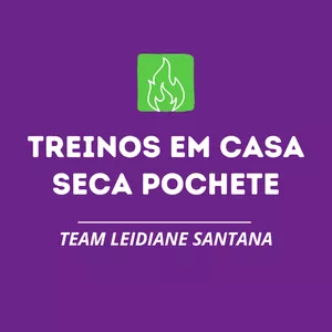 Imagem de capa para o Curso online TREINOS EM CASA SECA POCHETE TEAM LEIDIANE SANTANA