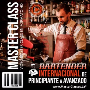 Imagen de portada para Curso online Bartender Internacional de Principiante a Avanzado