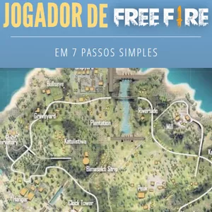 Imagem de capa para o Ebook Como Ser o Melhor Jogador Free Fire - Em 7 Passos Simples