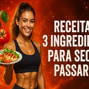 Imagem de capa para o Ebook Receitas de 3 Ingredientes Para Secar Sem Passar Fome