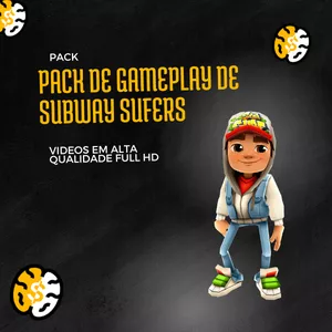 Imagem de capa para o Ebook PACK DE GAMEPLAY DE SUBWAY SURFERS!