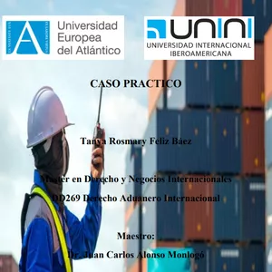 Imagen de portada para Curso online Practica DD269 Derecho Aduanero Internacional