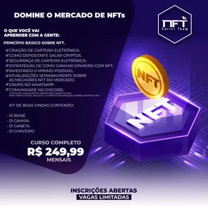 Curso Ganhe dinheiro com NFT sem sair de casa.