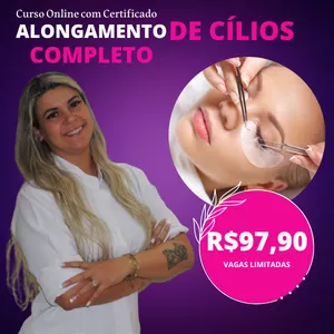 Imagem do curso Curso Completo Alongamento de Cílios
