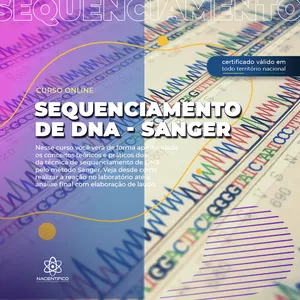Imagem de capa para o Curso online Sequenciamento de DNA (Sanger) - Técnicas em Biologia Molecular III