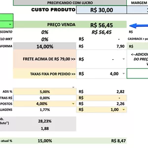 Imagem de capa para o Ebook SHOPEE - PRECIFICANDO COM LUCRO