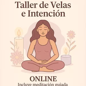 Imagen de portada para Evento online Taller velas e intencion 