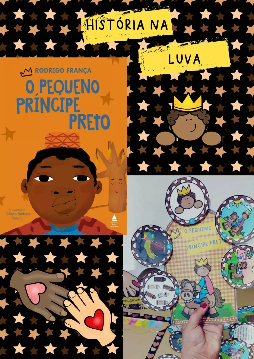 HISTÓRIA NA LUVA: O PEQUENO PRÍNCIPE PRETO