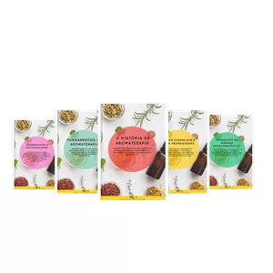 Imagem de capa para o Ebook Box c/ 11 ebooks - Aromaterapia Desvendada: Uma Coleção de Conhecimento + Aromaterapia para o bem estar 