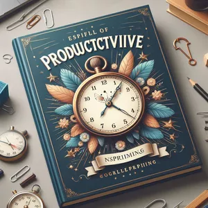 Imagem de capa para o Ebook "Produtividade Maxima: Como alcançar seus objetivos com eficiência"