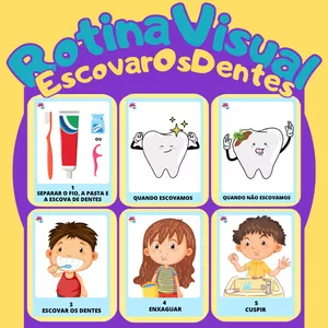 Imagem de capa para o Ebook ROTINA VISUAL HIGIENE ORAL
