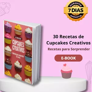 Imagen de portada para Curso online 30 Recetas de Cupcakes Creativos: Recetas para Sorprender