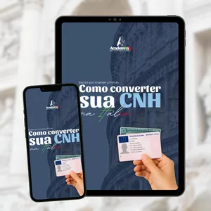 Imagem de capa para o Ebook Como converter sua CNH na Itália (2025)