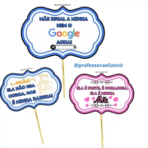 Imagem de capa para o Curso online Plaquinhas para fotos dia das mães 🌸