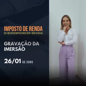 Imagem de capa para o Curso online IMPOSTO DE RENDA 2023 - MEI
