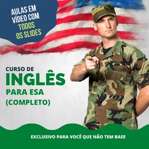 Imagem de capa para o Curso online Inglês para ESA (NOVO EDITAL 2022)