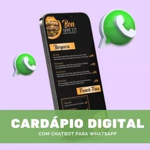 Imagem de capa para o Curso online Curso Cardápio Digital com Chatbot