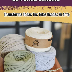 Imagen de portada para Ebook Guía + Taller para Crear Trapillo  de Forma Sencilla EN CASA