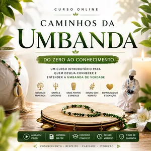 Imagem de Eu escolheria este:  🌿 Caminhos da Umbanda — Do Zero ao Conhecimento criado por KAUAN DE OXÓSSI🏹💚 na hotmart