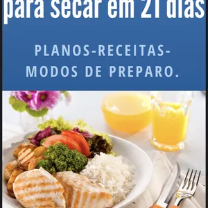 Imagem de capa para o Ebook EMAGREÇA EM 21 DIAS, 25 RECEITAS PARA EMAGRECER