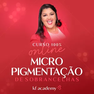 Imagem de capa para o Curso online Curso de Micropigmentação de Sobrancelhas Kênia Franciele