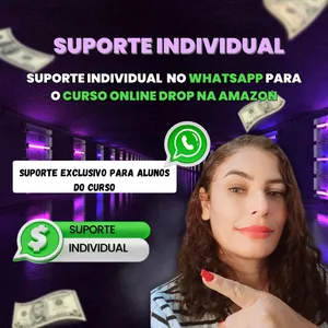 Curso Suporte individual no WhatsApp do Curso Online Drop na Amazon