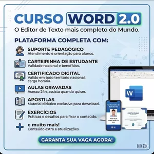 Imagem do curso Microsoft Word 2.0