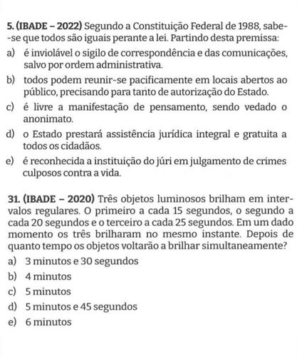 +950 Questões Gabaritada - Prova Concurso Polícia Militar - PMERJ 2023 — imagem 5