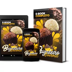 Imagem de capa para o Ebook E-BOOK PLR - BRIGADEIRO GOURMET 
