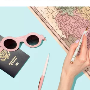 Imagem de capa para o Ebook Guia 6 passos para planejar sua primeira viagem internacional