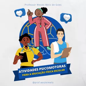 Imagem de capa para o Ebook Atividades Psicomotoras para a Educacao Física Escolar