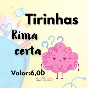 Imagem de capa para o Ebook Tirinhas -Rima certa