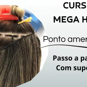 Imagem do curso Mega hair ponto americano 