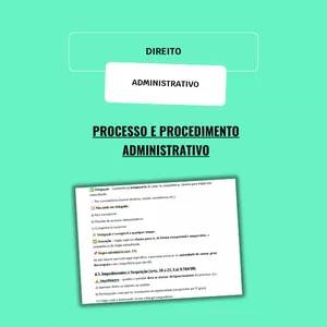 Imagem de capa para o Ebook Processo e Procedimento Administrativo