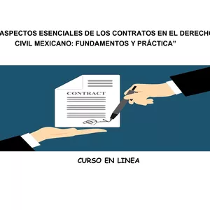 Imagem de capa para o Curso online Curso de Contratos en Materia de Derecho Civil