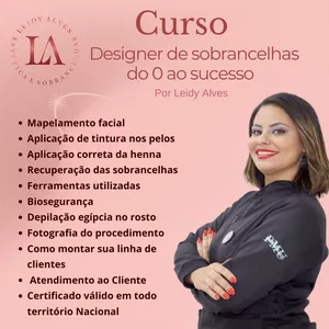 Imagem do curso Designer de Sobrancelhas do 0 ao sucesso 