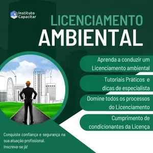 Imagem de Licenciamento Ambiental: Como conduzir o licenciamento na prática criado por Icapacitar na hotmart