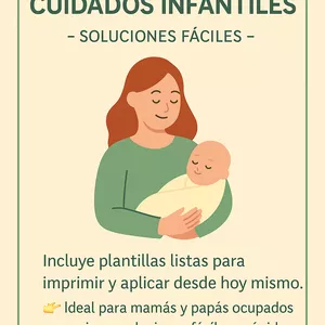Imagen de portada para Ebook  “Guía práctica de cuidados infantiles – Soluciones simples para padres ocupados”