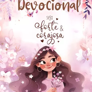 Imagem de capa para o Ebook Devocional SEJA FORTE E CORAJOSA