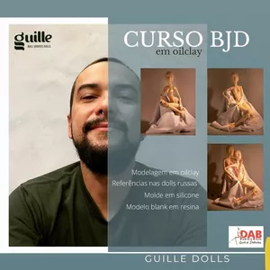 Imagem de capa para o Curso online Curso BJD em OilClay Assinatura