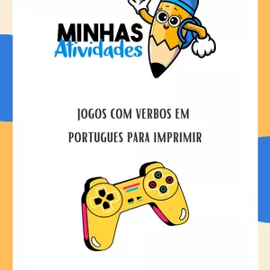 Imagem de capa para o Ebook Jogos com Verbos em Português