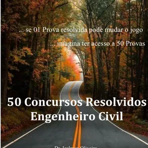 Imagem principal do produto 50 Concursos Resolvidos - Engenharia Civil
