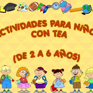 Imagen de portada para Ebook ACTIVIDADES PARA NIÑOS CON TEA