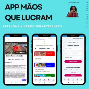 Imagem de capa para o Curso online APP MÃOS QUE LUCRAM