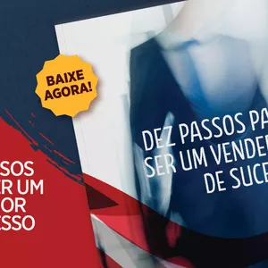 Imagem de capa para o Ebook 10 Passos para ser um vendedor de sucesso!