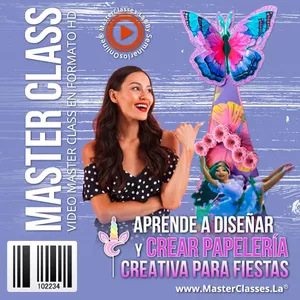 Imagem do curso Aprende a Diseñar y Crear Papelería Creativa para Fiestas